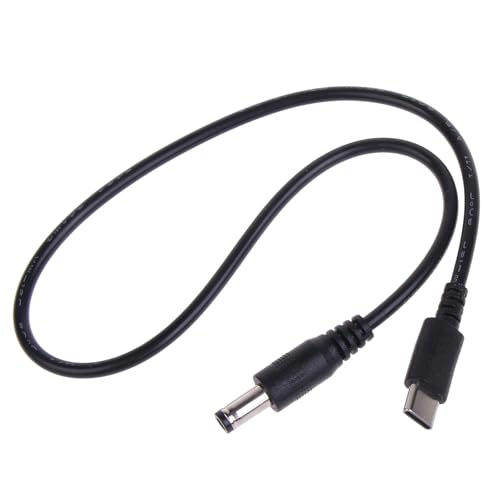 Kelisdi Cable adaptador USB tipo C tipo C a DC9 / 12/15 / 20 V tipo C CC 5,5 x 2,1 mm enchufe para router WiFi