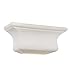 Trans Globe Imports 5002 WH Traditional One Light Wall Sconce from Cobblestones Collection in White Finish
