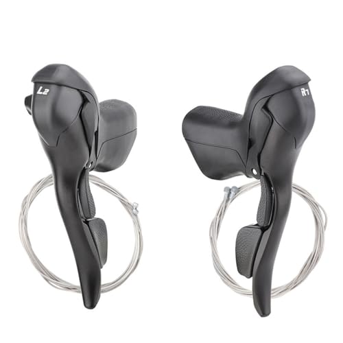Liteprobike Road Bike Shifter 2/3X7/8/9/10/11Speed Shift and Brake Lever 2 in 1 (L2*R7(14S))