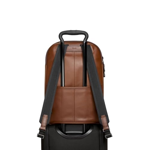 Image of TUMI Harrison Warren Backpack - 15-Inch Laptop Backpack - Stylish Women's & Men's Backpack for Travel & Business - Cognac Leather