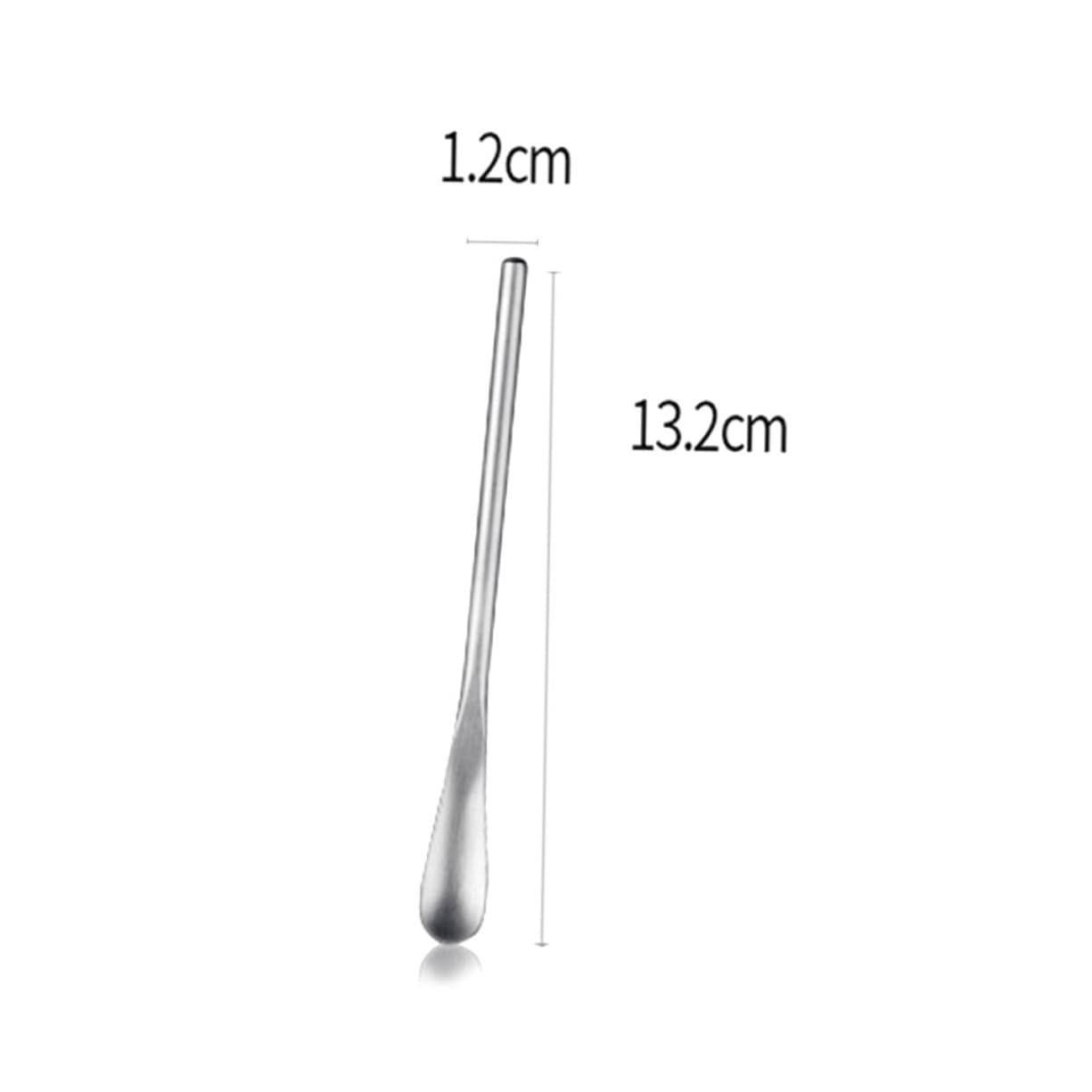 Garneck Stainless Steel Mixing Spoons Ice Tea Cocktail Spoons Heatproof Set of 4 for Bar Home