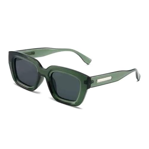 Lunettes de soleil punk femme à petite monture vintage de luxe avec protection UV400