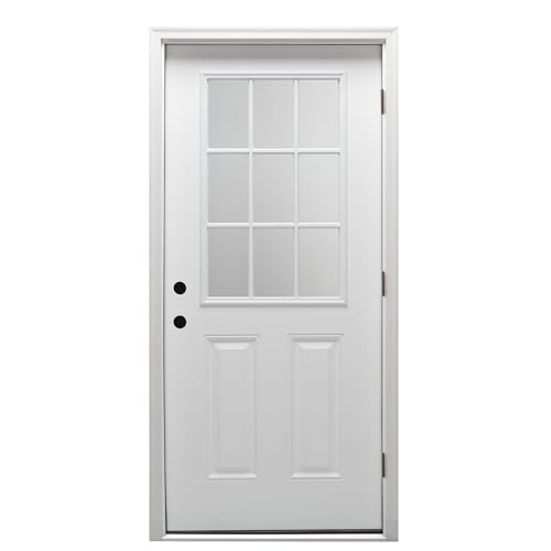 National Door Company ZZ364572L, Fiberglass Smooth, Primed, ...