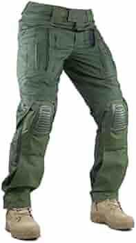 Camouflage-broek, heren, tactische broek, met kniekussens