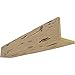 Ekena Millwork BMPC2C0040X080X288PP 2-Sided (L Pecky Cypress Endurathane Faux Wood Ceiling Beam, 4"W x 8"H x 24