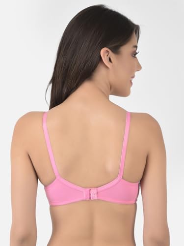 Image of Softline Women's Cotton Blend Wire-Free Non-Padded Cut & Sew | Full Coverage Bra Combo | Comfortable & Supportive Everyday Wear (Pack of 2)