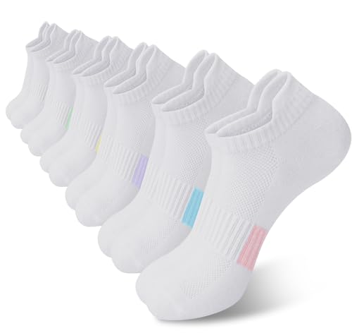 Image of 6 Pairs Ankle Socks for Women - Lightweight Low Cut No Show Casual Cotton Socks Breathable