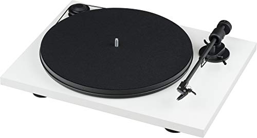 Pro-Ject Primary E Phono, Turntable Line-Out and Previous Switchable with OM NN Capsule (White)