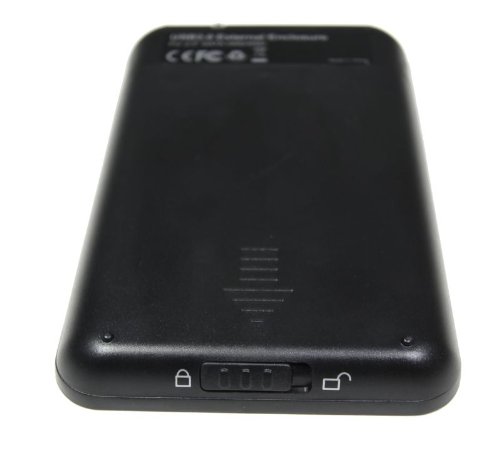 Caja externa USB 3.0 para disco 2.5 pulgadas negra miniatura 4