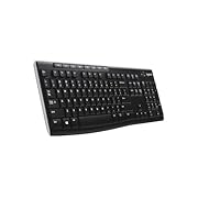 Безжична клавиатура Logitech K270 за Windows,...