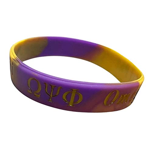 Omega Psi Phi Silicone Bracelet