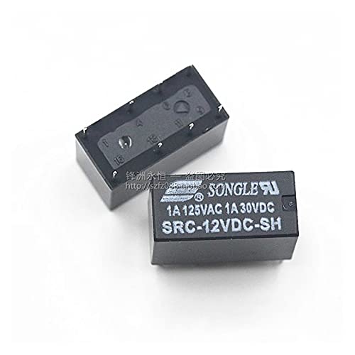 Relé de señal de 8 pines 5VDC componente electrónico mini conmutador 1A 3