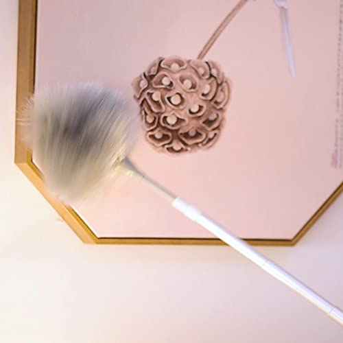 Image of 360 Spin Electric Duster, USB Rechargeable Duster Brush with Extension Pole, Duster Brush Tool Household Helper for Window Blinds Furniture Ceiling Fan