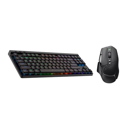 Image of Logitech G502 X Lightspeed Wireless Gaming Mouse + G515 TKL Wireless Gaming Keyboard (Tactile) Bundle: Black