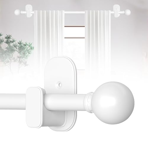 TKZTKZ White Curtain Rod