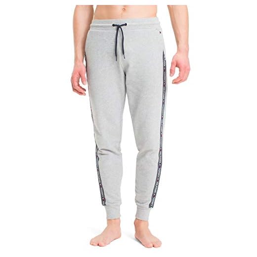 Tommy Hilfiger Track Pant HWK Bas De Pyjama, Gris (Grey Heather 004), Large (Taille Fabricant: LG) Homme