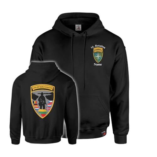 Sweat à capuche Lithuania 16 Rotation idée cadeau pour militaire