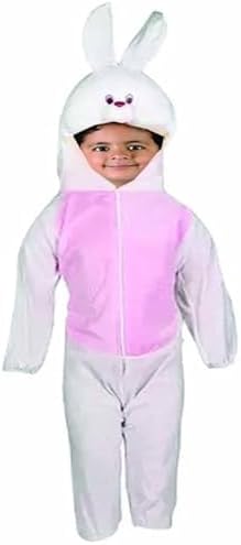 Animal dress for kids | wild animal costume for boys & girls | school function theme party fancy dress 2-8 years (2-3 Years, Rabbit)