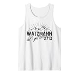 Watzmann 2713 Berchtesgaden Bayern Bergsteiger Wandern Berg Tank Top