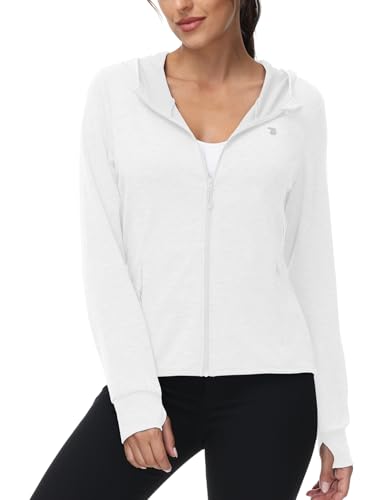 Veste à capuche protection solaire UPF 50+ femme contre les coups de soleil