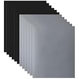 zoerbufan 12 Stück Profi Schleifpapier Set 280x230 mm, Körnung 1000 1500 2000 3000 4000 5000, Nass und Trocken für Auto Metall Holz Lack Wände Glas Schleifen Finishing