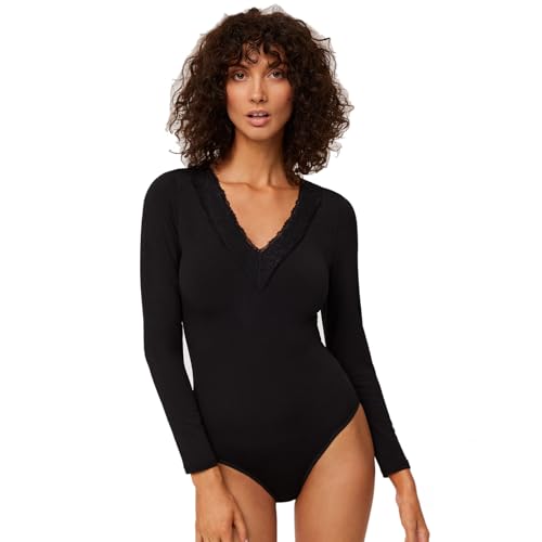 YSABEL MORA - Body térmico Manga Larga Negro