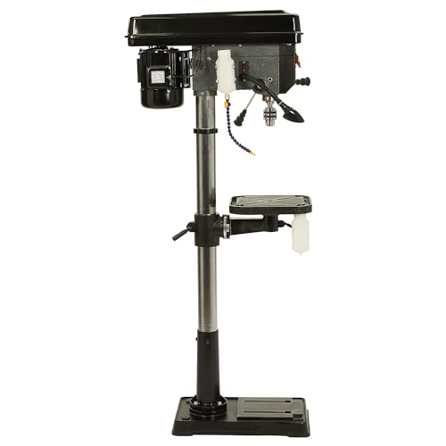 Klutch 17in. Floor Drill Press, 1 HP, 120 Volts, 5/8in. Chuck w/1in. Drilling Capacity, 45° Table Tilt - Thumbnail 3