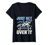 Photo Gallery donna just get over it divertente equitazione cowboy equitazione maglietta con collo a v Photo Gallery donna just get over it divertente equitazione cowboy equitazione maglietta con collo a v