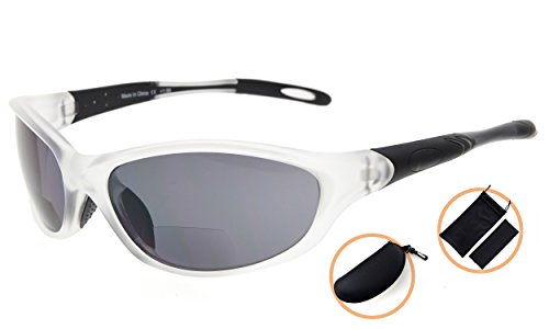 Image of Eyekepper Bifocal Sunglasses for Women Men, Rectangular Frame