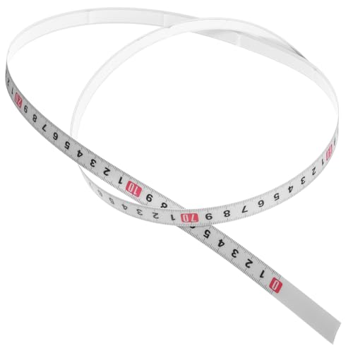 Cinta métrica adhesiva flexible 1 m escala métrica