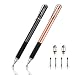 Mixoo Capacitive Stylus Pen,Disc Tip & Fiber Tip 2in1 Series, High Sensitivity & Precision styli Pens, Universal for ipad ,iphone, Tablet, other Touch Screens Devices (Rose Gold/Black)