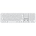 Apple Magic Keyboard mit Touch ID und Ziffernblock (für Mac mit Apple Chip) - Deutsch - Silber