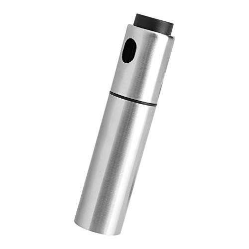 OEBUAFI Botella Pulverizadora de Acero Inoxidable para Aceite, Dispensador de Aceite de Oliva, Vinagre y Salsa de Soja, con Diseño Anticorrosión de Fácil limpieza.