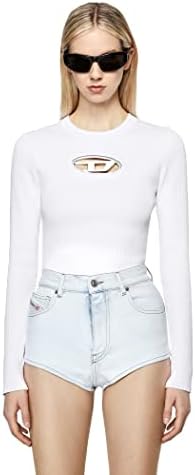 Amazon | [Diesel] (ディーゼル) レディース 長袖トップス リブ アイ