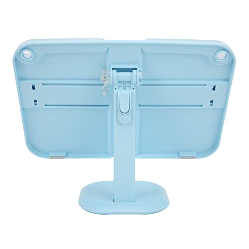 Support de livre réglable portable multifonctionnel bleu pour étude