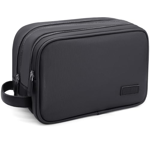 Beauty Case Viaggio Impermeabile Vaschy - 3.8 Litri, Multi Scomparti, Nero, Per Uomo E Donna