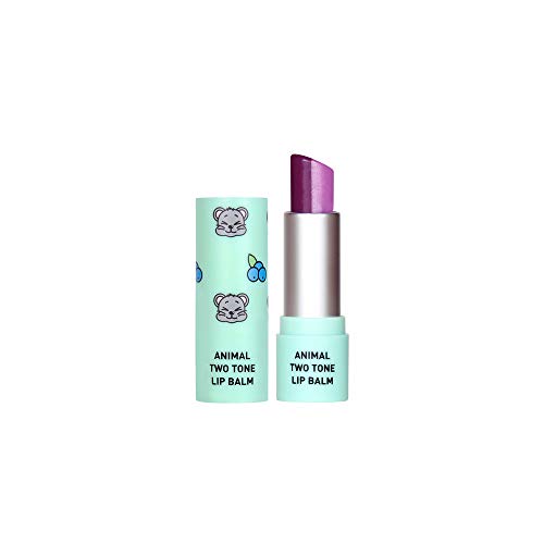 Skin79 Animal Two Tone Lip Balm 3.8 Gram Made in Korea Choose from 4 Colors (Blueberry Mouse)