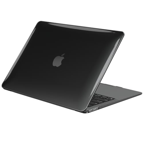 Image of EooCoo Case for MacBook Air 13 inch M1 2020-2018, Crystal Black