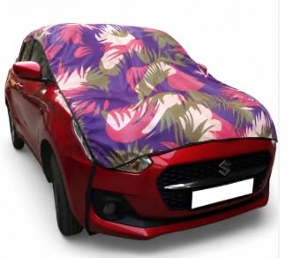 Image of Waterproof, Half Car Body Cover All Weather Protection Half Car Cover Outdoor Uv Protection Waterproof Cloud Print Universal for carBolero Camper 4WD PS BS3