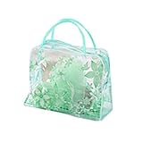 Die Blumen PVC-Waschbeutel mit transparentem Stil, die ist clear.And Sie das Zubehör finden im Innern schnell