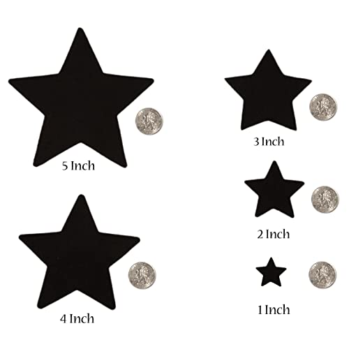 Image of Playfully Ever After 5 Inch 12pc Felt Stars (Yellow)