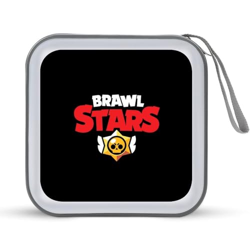 ブロスタ CDケース プラケース DVD収納ケース CD収納ボックス ディスクケース 防水 メディアケース 大容量 40枚収納 小型 持ち運び便利 薄型 ファスナー付 旅行