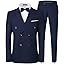 Navy-double Breasted-peak Lapel