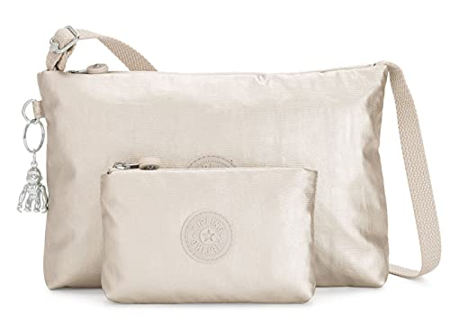 Kipling Bolsa transversal, Ouro (Cloud Metal Gifting), 25x16.5x3 centimeters (B x H x T)