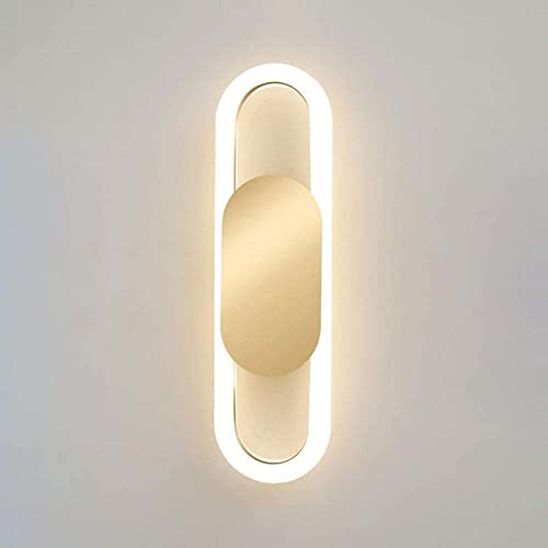 Aplique LED de 13W con diseño geométrico y luz difusa para salón