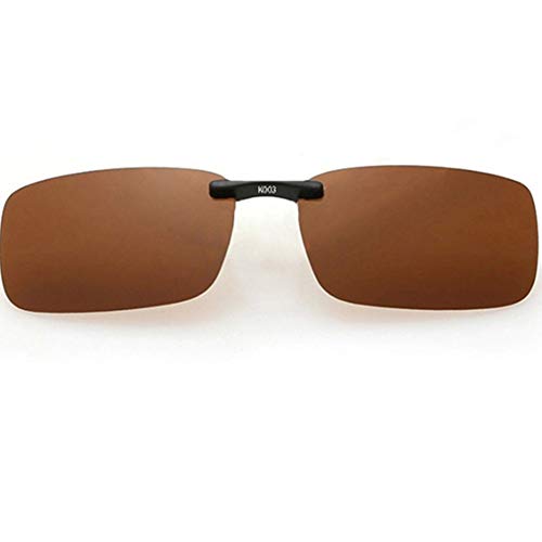 YUNCAT Clip polarisé unisexe sur des lunettes de soleil pour lunettes de prescription-Good Lunettes de soleil clip pour lunettes de myopie extérieure/conduite