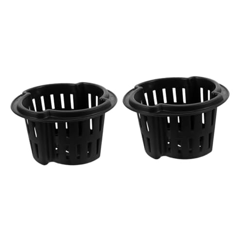 iplusmile 2pièces Pot De Fleurs Hydroponique Plastique Respirant Kit De Tasses Filet pour Jardin Et Balcon Pot De Contrôle des Racines Tasse Filet pour Culture Hydroponique