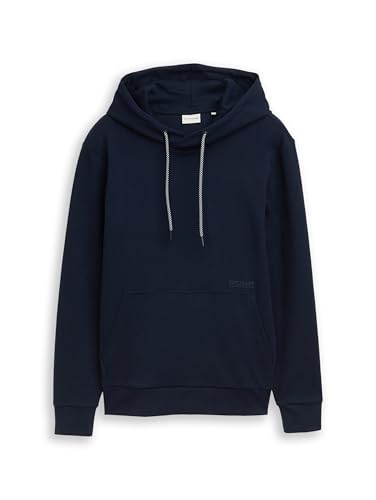 Sweat à capuche bleu marine de qualité supérieure Tom Tailor 10668 XL