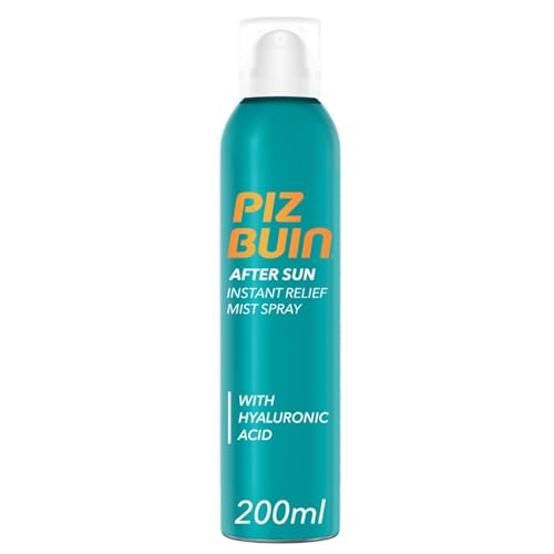 PIZ BUIN After Sun Spray Corporal con Ácido Hialurónico, con Efecto Calmante y Refrescante, 200 ml