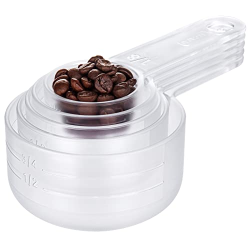Image of U-Taste 18 /8 Stainless Steel Measuring Cups Set of 5-Piece for Dry & Liquid